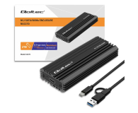 QOLTEC Obudowa M.2 NV2270 NVMe SATA USB-C 2TB 52270 - 1241850 - zdjęcie 4